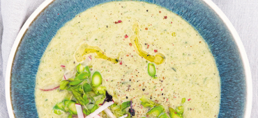 Energie mit Spargel-Fenchelsuppe	